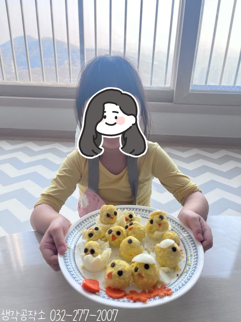 삐약삐약 봄이 왔어요! 귀여운 병아리 샐러드 만들기 🐥🥚 활동 사진 2