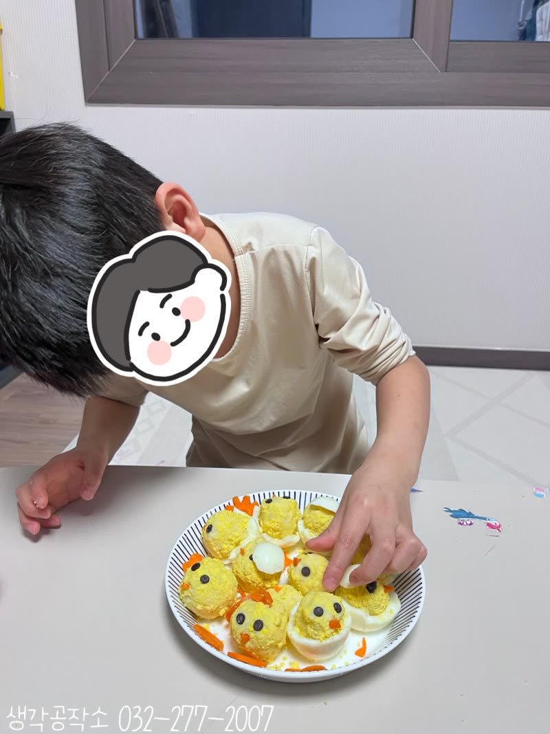 삐약삐약 봄이 왔어요! 귀여운 병아리 샐러드 만들기 🐥🥚 활동 사진 2