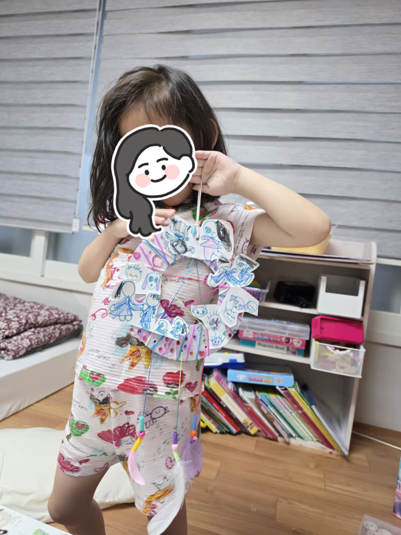 좋은 꿈만 꾸길! 우리 가족 드림캐쳐 만들기 🌙🪶 활동 사진 2