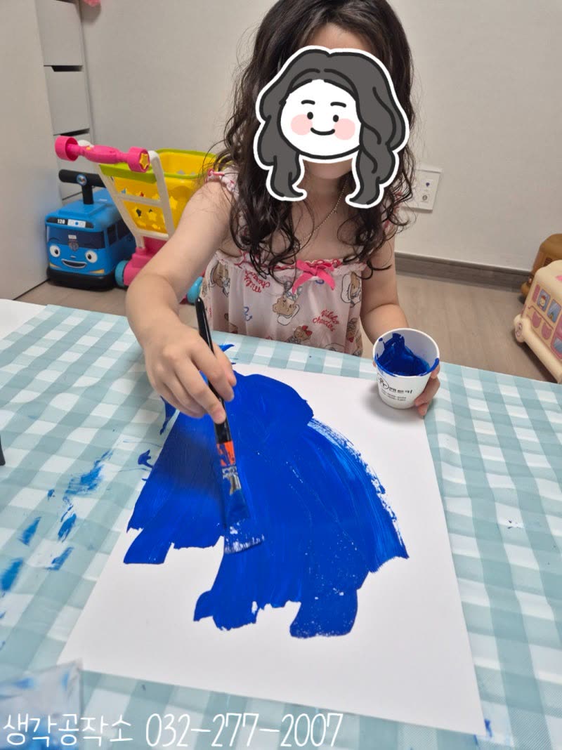 생각공작소 인천 오감쑥쑥 바우처 물안경 속에 바다를 담았어요 🥽 바닷속 탐험 그림 만들기 🌊 활동사진 1